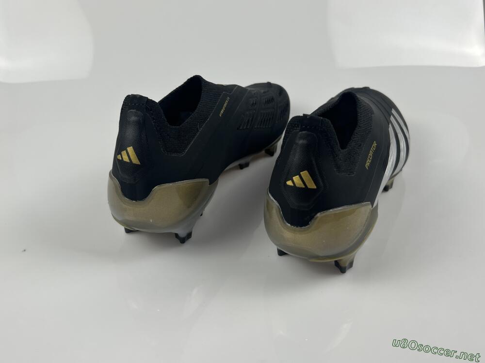 Men's Adidas Predator Accuracy+ FG Football Boots - Black/White/Gold