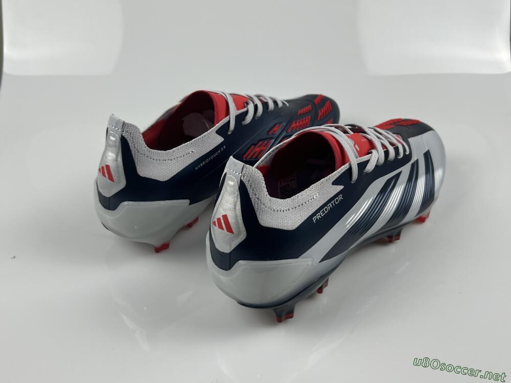 Men's Adidas Predator Accuracy Elite FG Football Boots - Silver/Blue/Red