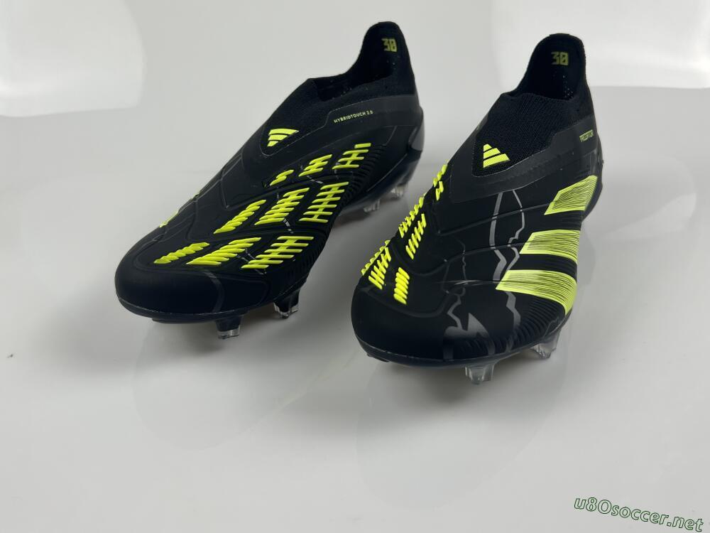Men's Adidas Predator Accuracy+ FG Football Boots - Black/Yellow/Blue
