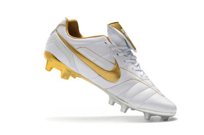 Men's Nike Tiempo Legend 7 Elite R10 FG Football Boots - White/Gold