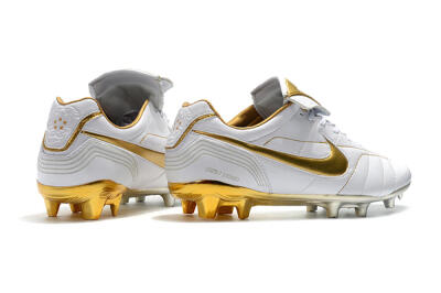 Men's Nike Tiempo Legend 7 Elite R10 FG Football Boots - White/Gold