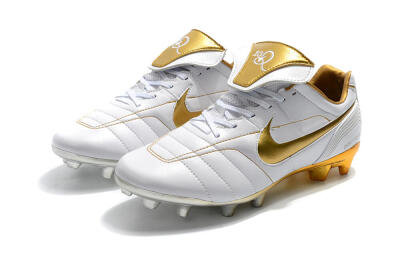 Men's Nike Tiempo Legend 7 Elite R10 FG Football Boots - White/Gold