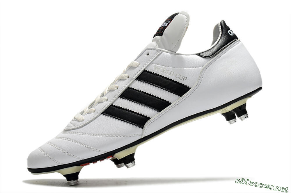 Men's Adidas Copa World Cup SG Football Boots - White/Black/Red 5