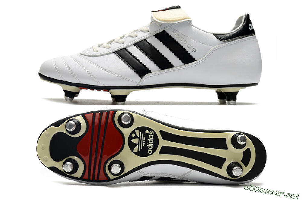 Men's Adidas Copa World Cup SG Football Boots - White/Black/Red 1