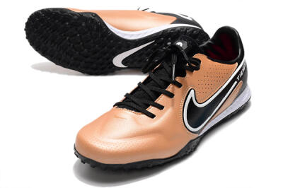 Men's Nike React Tiempo Legend 9 Pro TF Football Shoes - Gold/White/Black