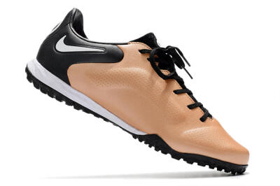 Men's Nike React Tiempo Legend 9 Pro TF Football Shoes - Gold/White/Black