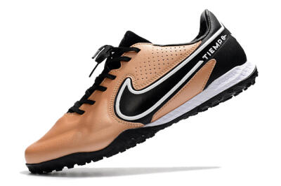 Men's Nike React Tiempo Legend 9 Pro TF Football Shoes - Gold/White/Black