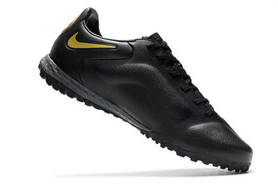 Men's Nike React Tiempo Legend 9 Pro TF Football Shoes - Black/Gold/White