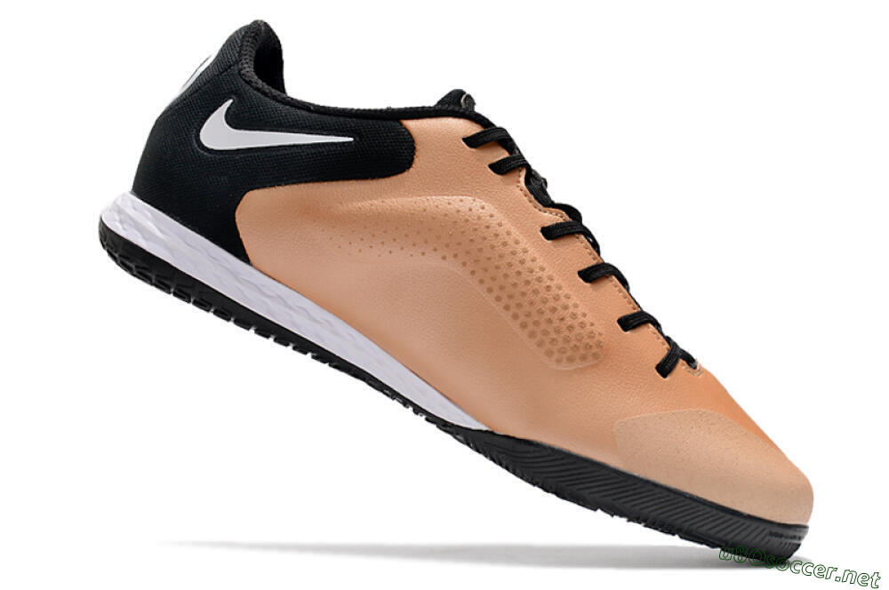 Men's Nike React Tiempo Legend 9 Pro IC Football Shoes - Gold/Black/White 4