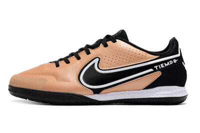 Men's Nike React Tiempo Legend 9 Pro IC Football Shoes - Gold/Black/White