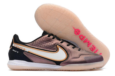 Men's Nike React Tiempo Legend 9 Pro IC Football Shoes - Gold/White/Black