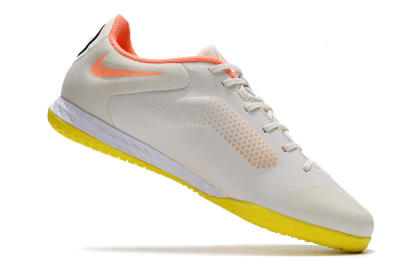 Men's Nike React Tiempo Legend 9 Pro IC Football Shoes - White/Black/Yellow
