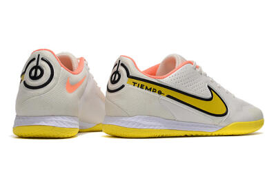 Men's Nike React Tiempo Legend 9 Pro IC Football Shoes - White/Black/Yellow