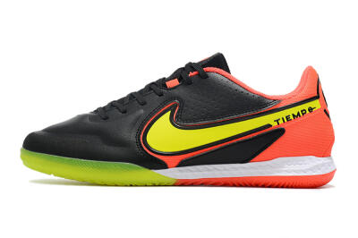 Men's Nike React Tiempo Legend 9 Pro IC Football Shoes - Black/Yellow/Red