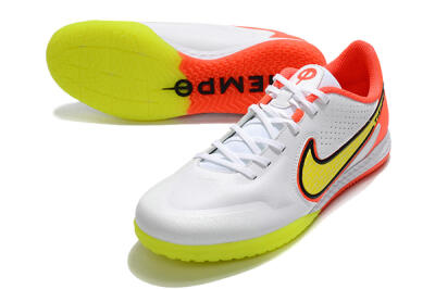 Men's Nike React Tiempo Legend 9 Pro IC Football Shoes - White/Yellow/Red