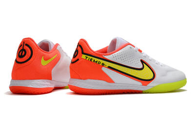 Men's Nike React Tiempo Legend 9 Pro IC Football Shoes - White/Yellow/Red