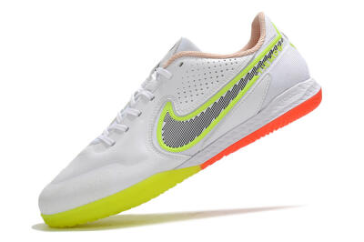 Men's Nike React Tiempo Legend 9 Pro IC Football Shoes - White/Black/Yellow/Red