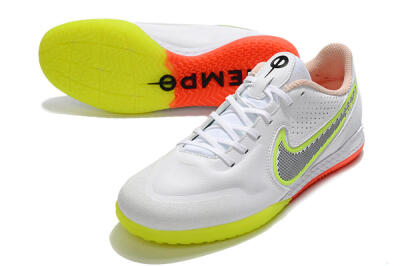 Men's Nike React Tiempo Legend 9 Pro IC Football Shoes - White/Black/Yellow/Red