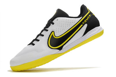 Men's Nike React Tiempo Legend 9 Pro IC Football Shoes - White/Yellow/Black