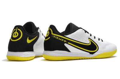 Men's Nike React Tiempo Legend 9 Pro IC Football Shoes - White/Yellow/Black