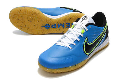 Men's Nike React Tiempo Legend 9 Pro IC Football Shoes - Blue/Yellow/Black