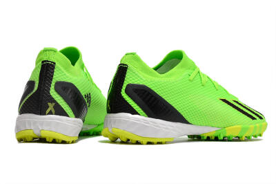Men's Adidas X Speedportal.3 TF Football Shoes - Yellow/Black/White