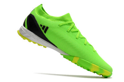 Men's Adidas X Speedportal.3 TF Football Shoes - Yellow/Black/White
