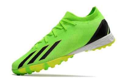Men's Adidas X Speedportal.3 TF Football Shoes - Yellow/Black/White