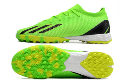 Men's Adidas X Speedportal.3 TF Football Shoes - Yellow/Black/White