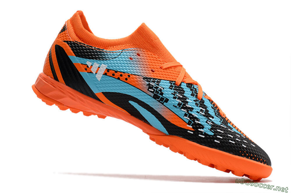 Men's Adidas X Speedportal.3 TF Football Shoes - Red/White/Black/Blue 4