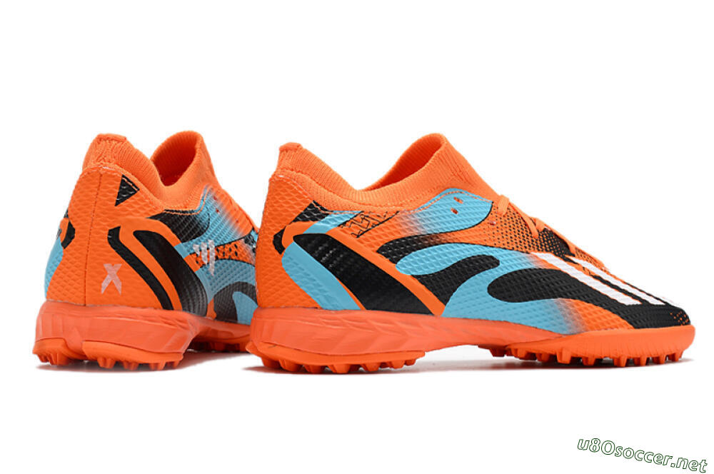 Men's Adidas X Speedportal.3 TF Football Shoes - Red/White/Black/Blue 6