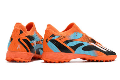 Men's Adidas X Speedportal.3 TF Football Shoes - Red/White/Black/Blue