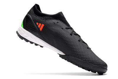 Men's Adidas X Speedportal.3 TF Football Shoes - Black/Red/White