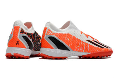Men's Adidas X Speedportal.3 TF Football Shoes - White/Black/Red