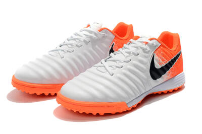 Men's Nike Tiempox Ligera IV TF Football Shoes - White/Black/Red