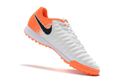 Men's Nike Tiempox Ligera IV TF Football Shoes - White/Black/Red