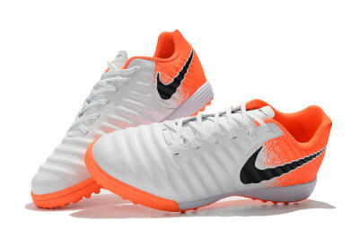 Men's Nike Tiempox Ligera IV TF Football Shoes - White/Black/Red