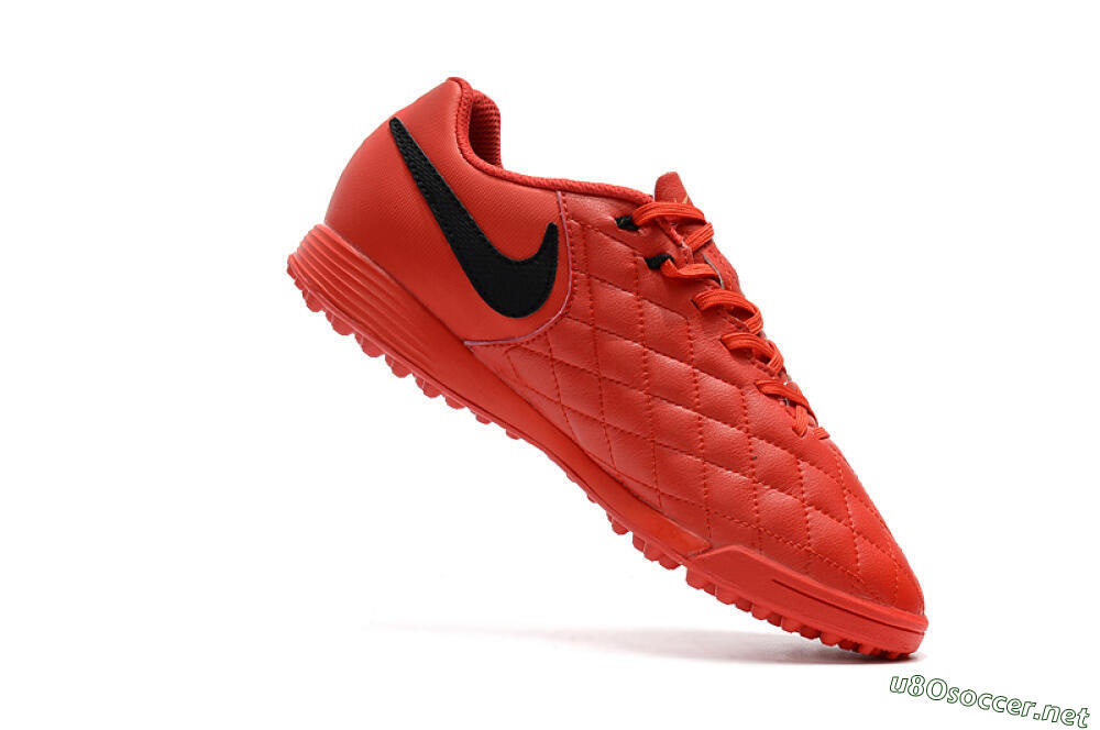 Men's Nike Tiempox Finale 10R TF Football Shoes - Red/Black 7