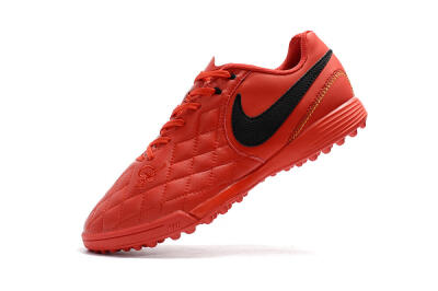 Men's Nike Tiempox Finale 10R TF Football Shoes - Red/Black