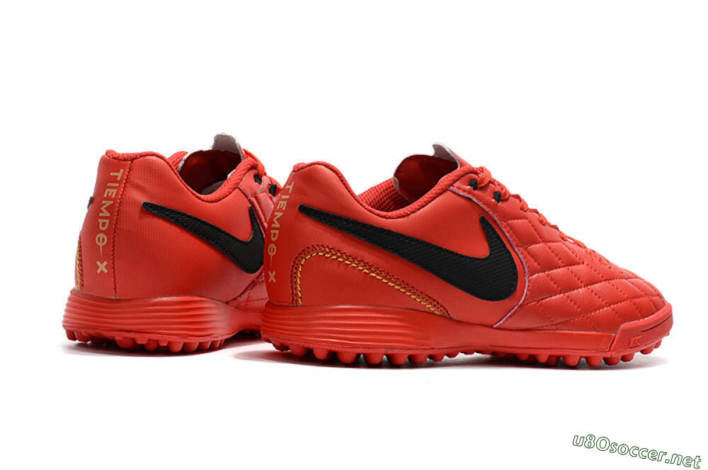 Men's Nike Tiempox Finale 10R TF Football Shoes - Red/Black 9