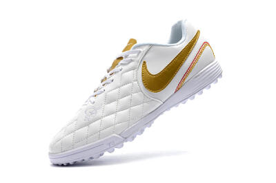 Men's Nike Tiempox Finale 10R TF Football Shoes - White/Gold/Red