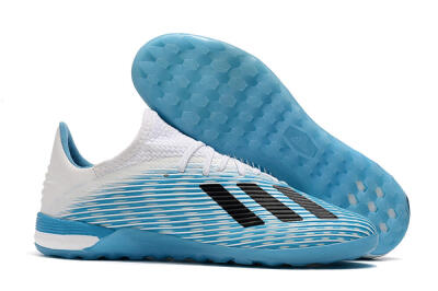 Men's Adidas X 19.1 IC Football Shoes - Blue/Black/White