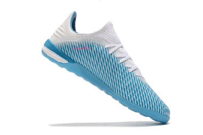 Men's Adidas X 19.1 IC Football Shoes - Blue/Black/White
