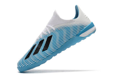 Men's Adidas X 19.1 IC Football Shoes - Blue/Black/White