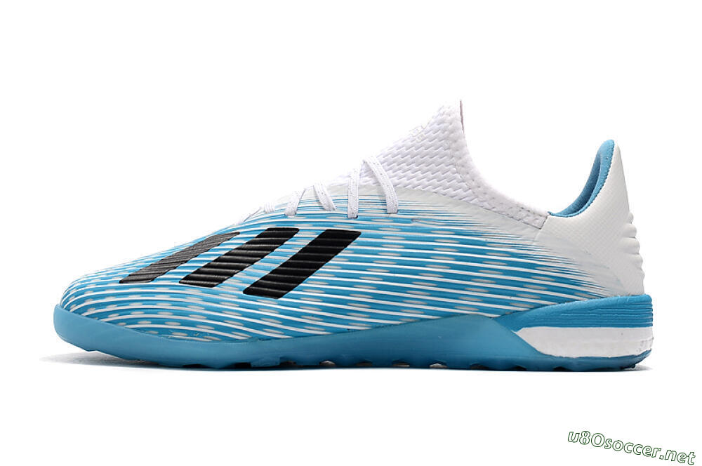 Men's Adidas X 19.1 IC Football Shoes - Blue/Black/White 0