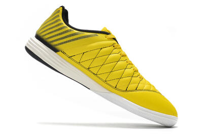 Men's Nike Lunar Gato 2 IC Football Shoes - Yellow/Black/White