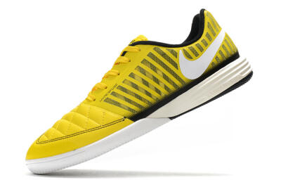Men's Nike Lunar Gato 2 IC Football Shoes - Yellow/Black/White