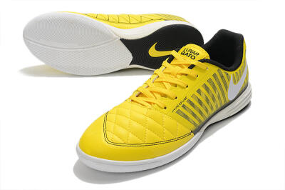 Men's Nike Lunar Gato 2 IC Football Shoes - Yellow/Black/White