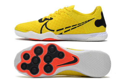 Men's Nike React Gato IC Football Shoes - Yellow/Black/White