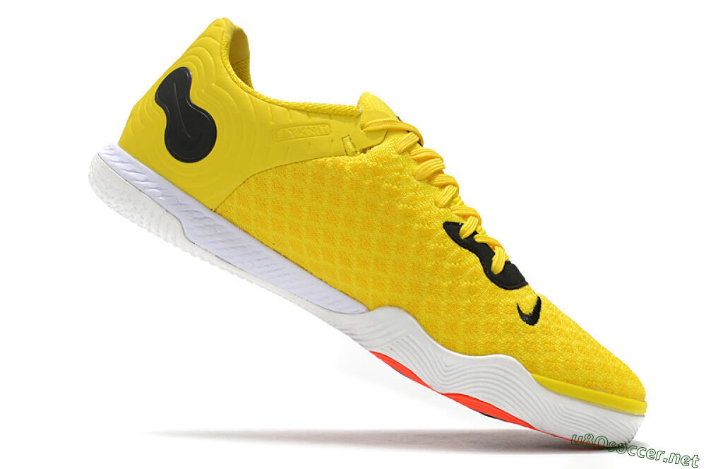 Men's Nike React Gato IC Football Shoes - Yellow/Black/White 4